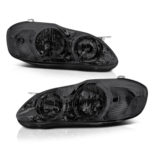 2003-2008 Toyota Corolla Smoked Headlight