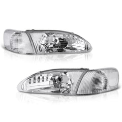 1998-2000 Toyota Corolla Chrome Headlight