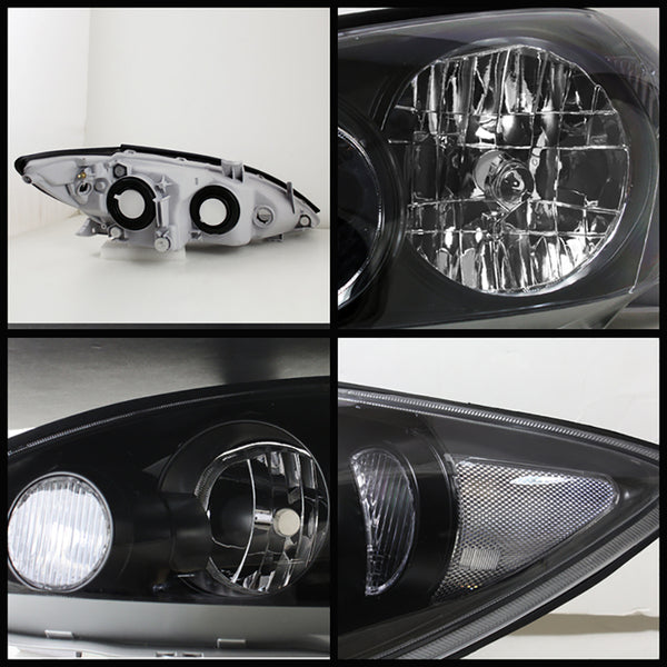 2005-2006 Toyota Camry Black Headlight
