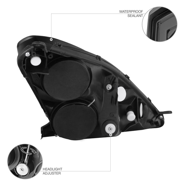2000-2005 Toyota Celica Smoked Headlight