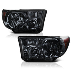 2007-2013 Toyota Tundra Smoked Headlight
