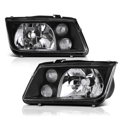 1999-2005 Volkswagen MK4 Jetta Black Headlight