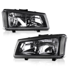 2003-2006 Chevrolet Silverado 1500 | 2500 | 3500 Black Headlight