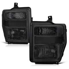 2008-2010 Ford F-250 | F-350 | F-450 | F-550 Superduty Smoked Headlight