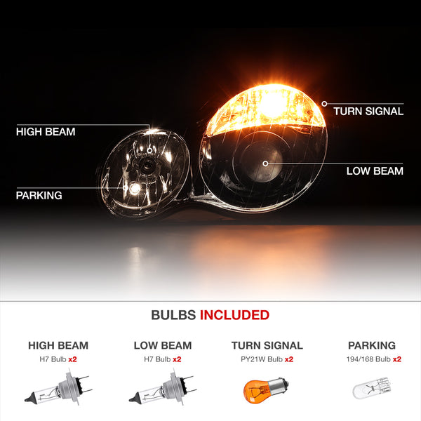 2001-2007 Mercedes-Benz W203 C-Class Chrome Headlight