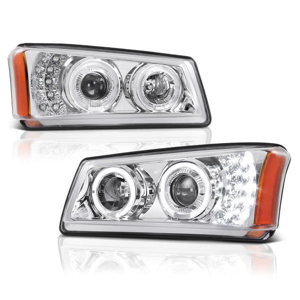 2003-2006 Chevrolet Silverado 1500 | 2500 | 3500 Chrome Headlight