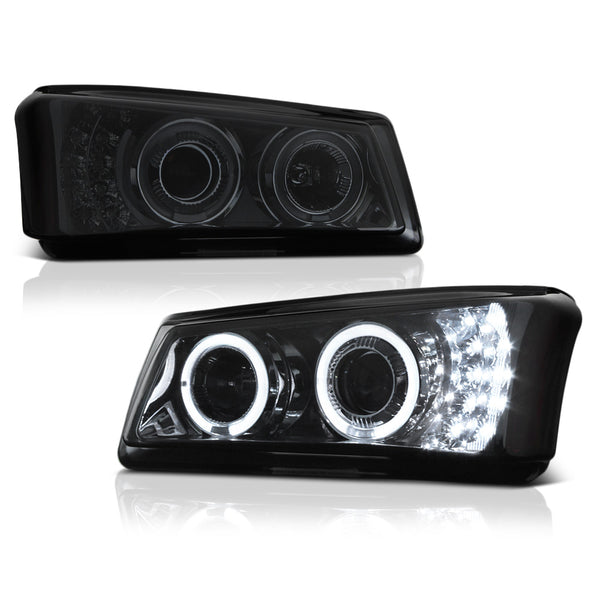 2003-2006 Chevrolet Silverado 1500 | 2500 | 3500 Smoked Headlight