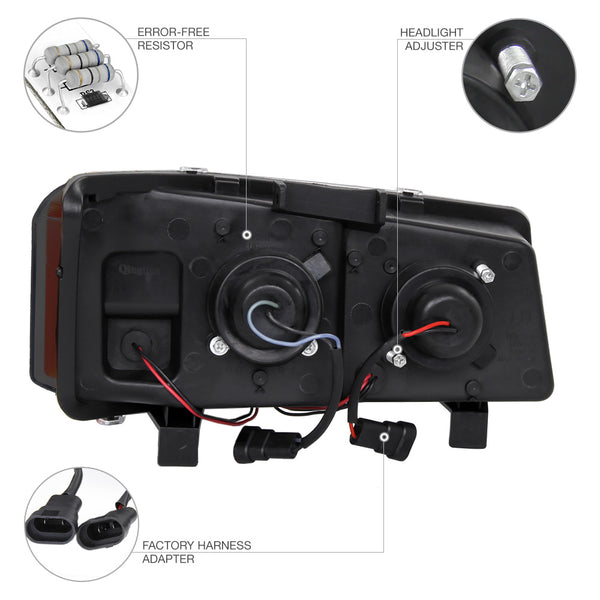 2003-2006 Chevrolet Silverado 1500 | 2500 | 3500 Smoked Headlight