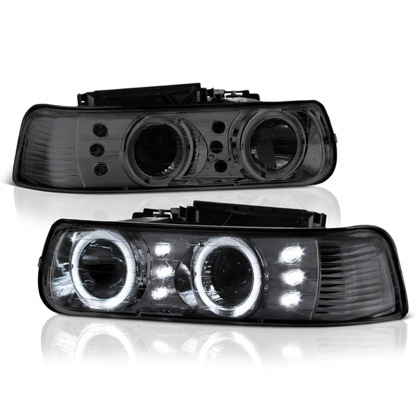 1999-2002 Chevrolet Silverado 1500 | 2500 | 3500 Smoked Headlight