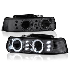 1999-2002 Chevrolet Silverado 1500 | 2500 | 3500 Smoked Headlight