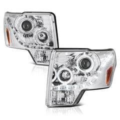 2009-2014 Ford F-150 Chrome Headlight