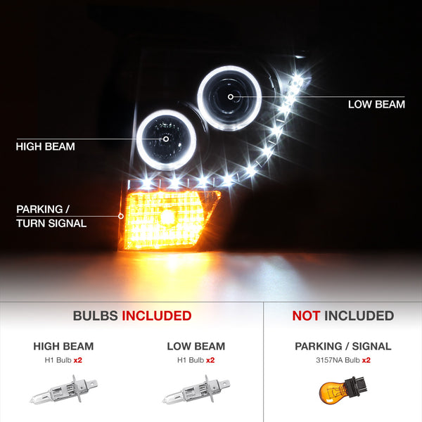 2009-2014 Ford F-150 Chrome Headlight